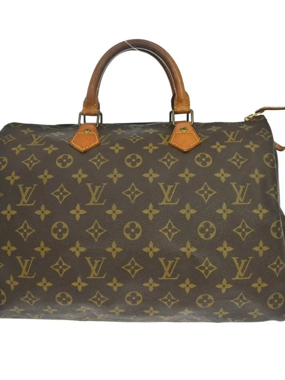 Best05 LOUIS VUITTON SPEEDY 35 HANDBAG MONOGRAM CANVAS